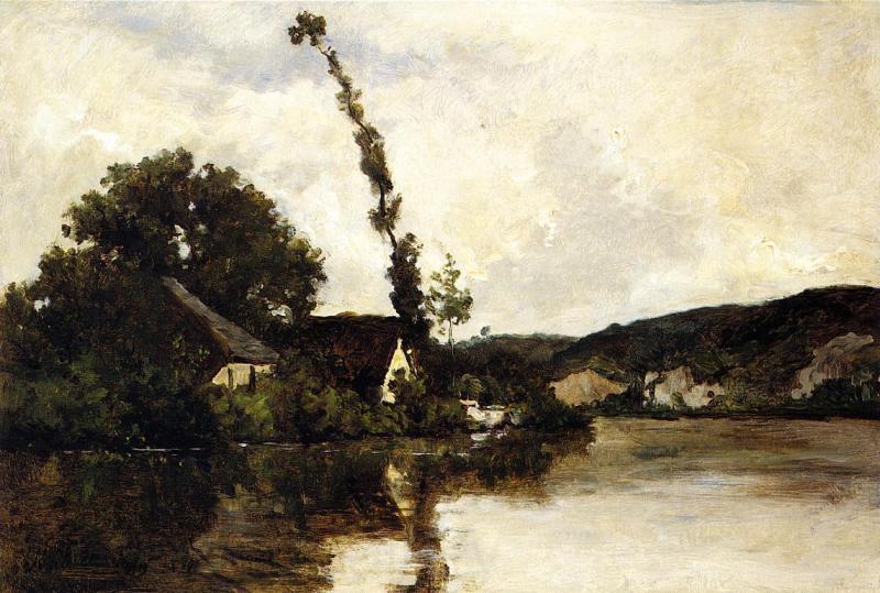 Charles-Francois Daubigny River Landscape